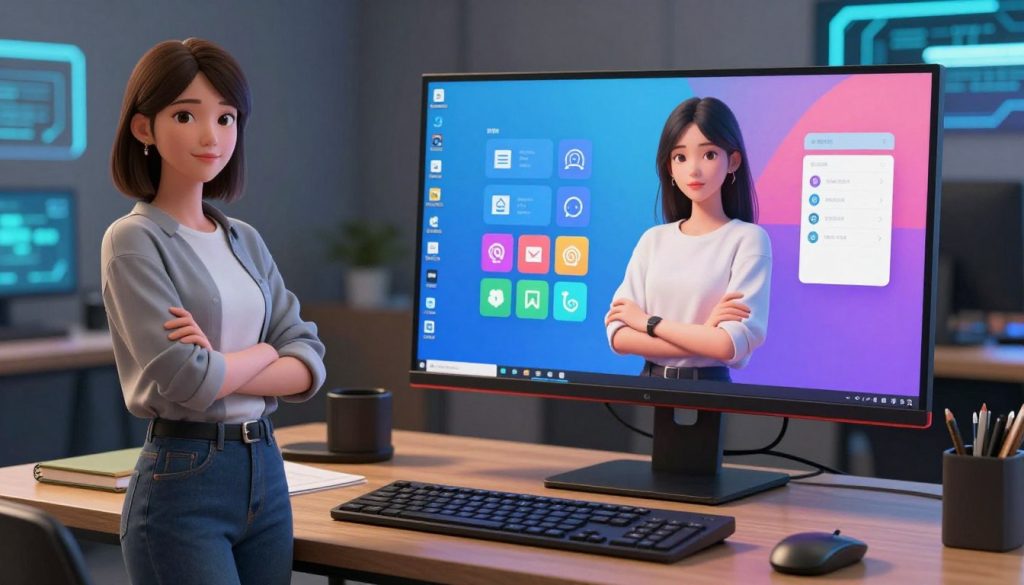ai girl desktop shortcuts