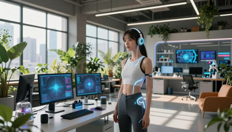ai girl environment design