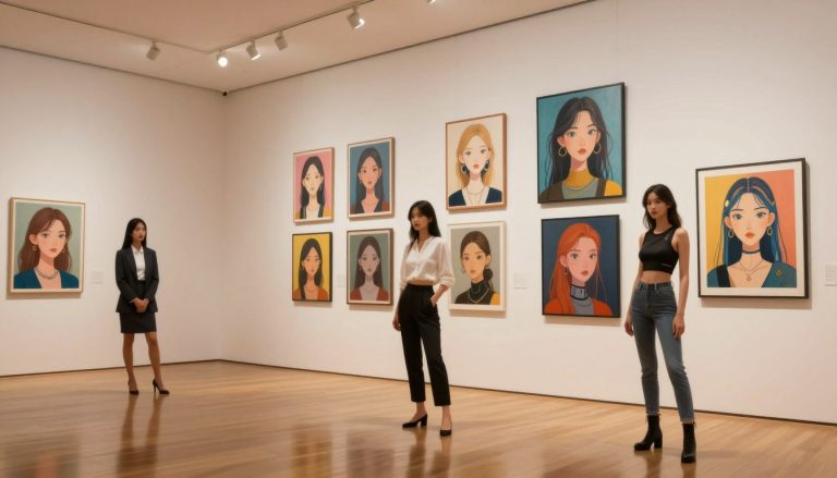 ai girl showcase curation